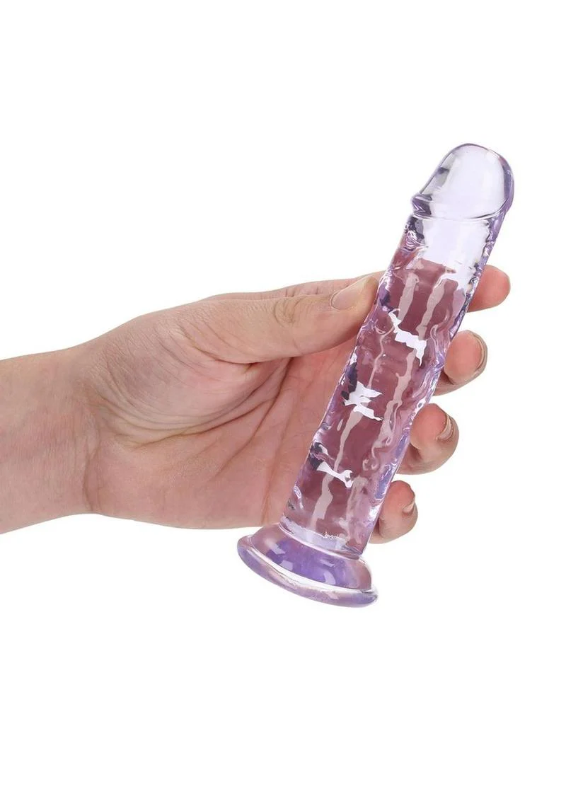 Realrock Crystal Clear Straight No Balls Dildo - Image 39