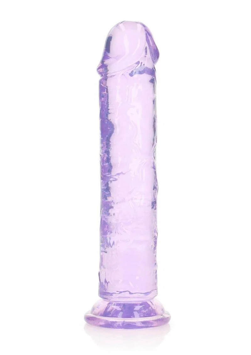 Realrock Crystal Clear Straight No Balls Dildo - Image 4
