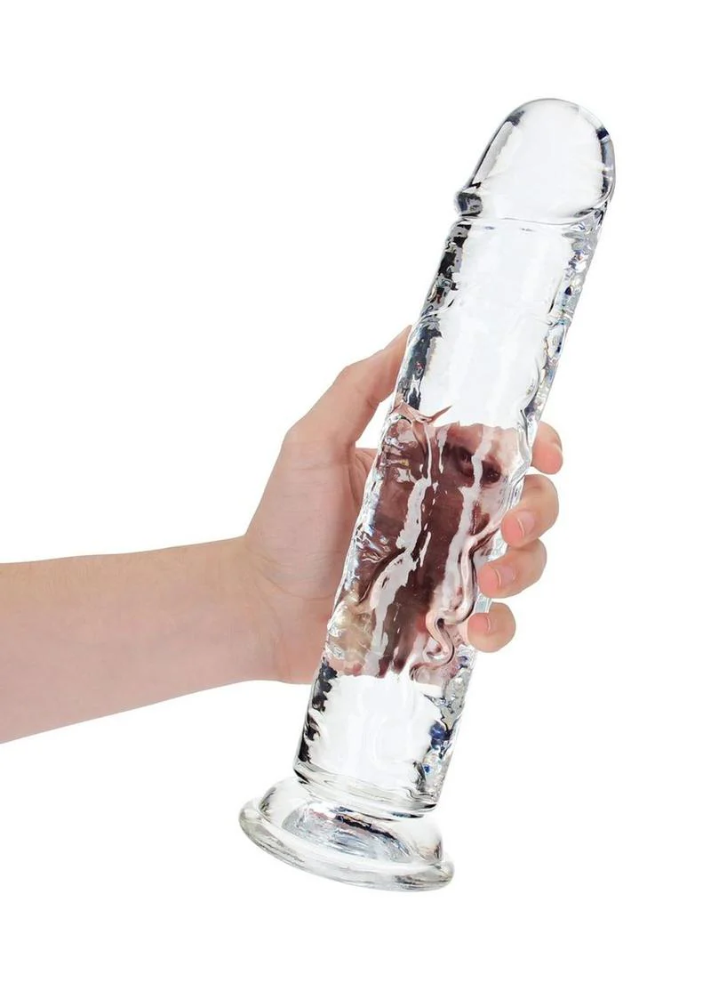 Realrock Crystal Clear Straight No Balls Dildo - Image 51
