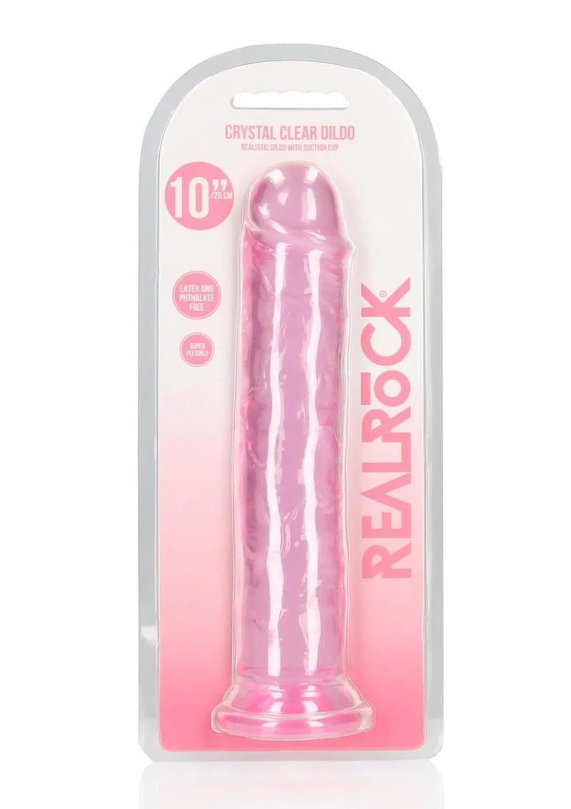 Realrock Crystal Clear Straight No Balls Dildo - Image 55