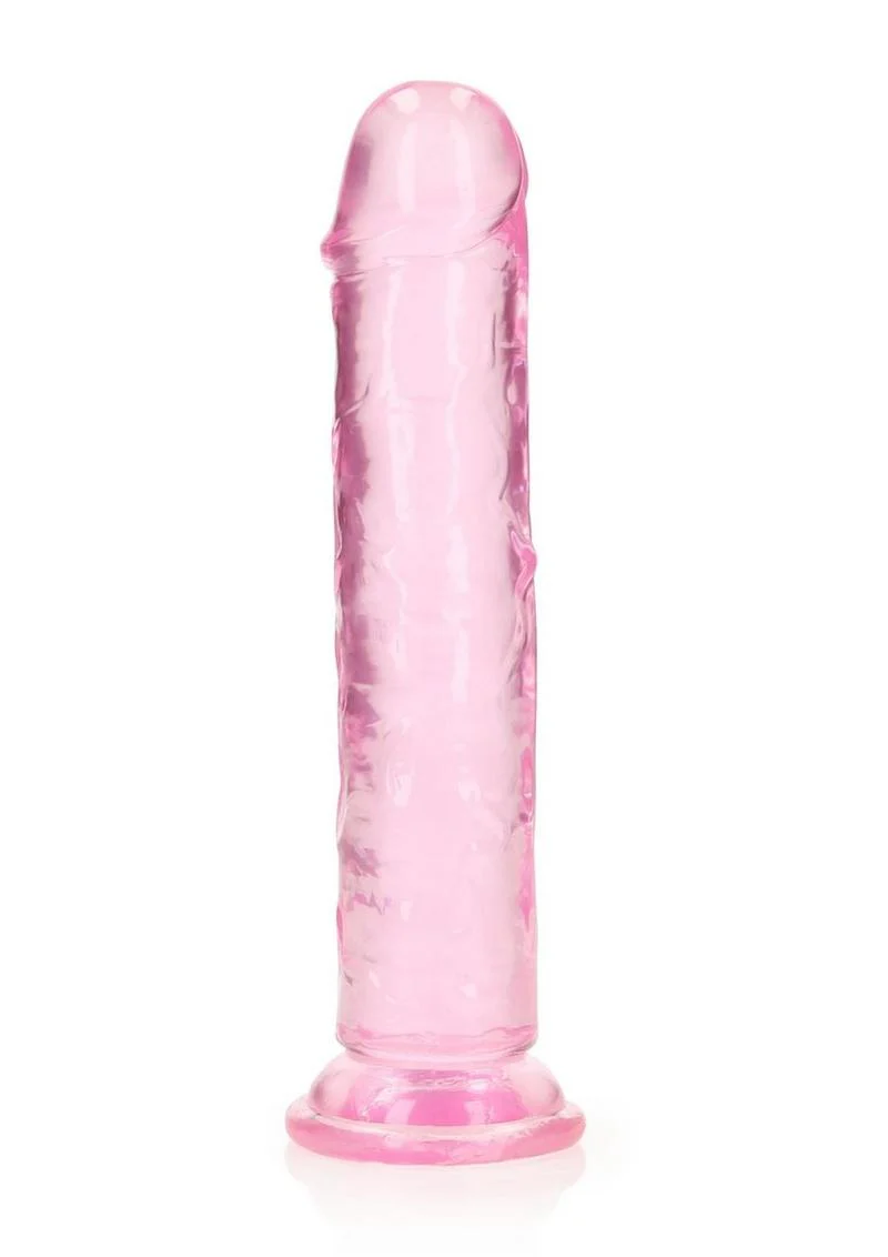 Realrock Crystal Clear Straight No Balls Dildo - Image 7