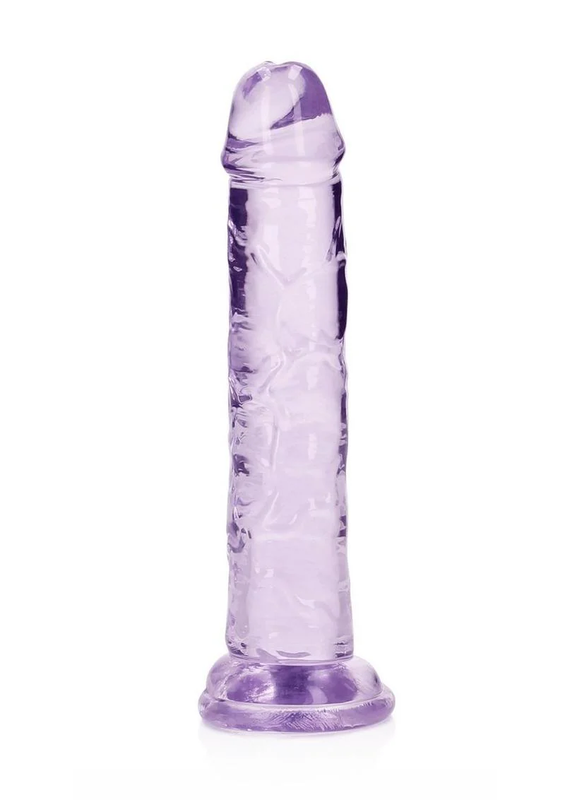 Realrock Crystal Clear Straight No Balls Dildo - Image 8