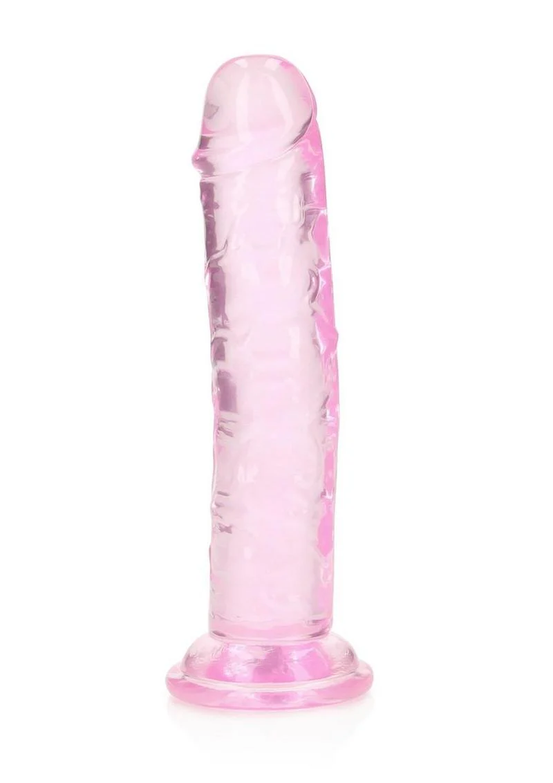 Realrock Crystal Clear Straight No Balls Dildo - Image 9