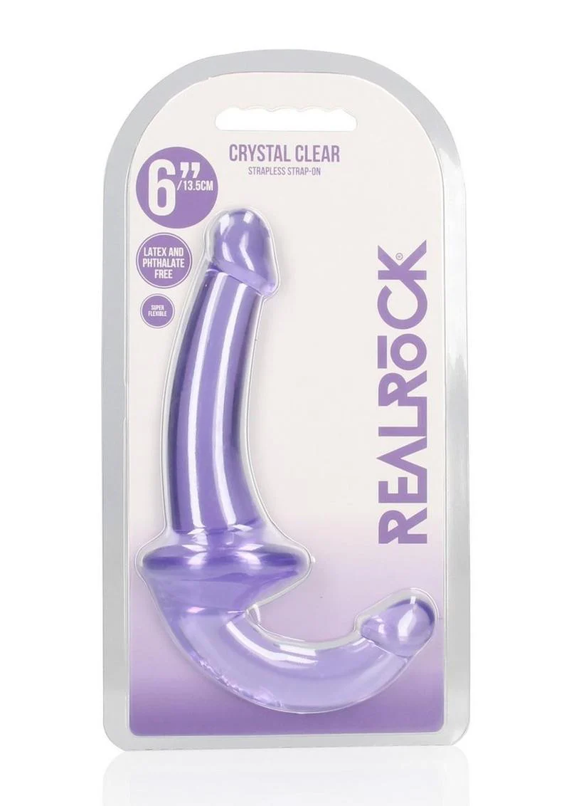 Realrock Crystal Clear Strapless Strap-On 6 - Image 4