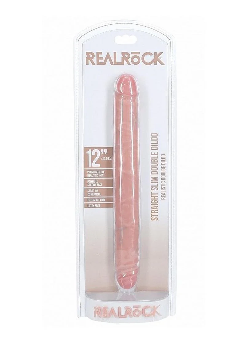 Realrock Realistic Skin Slim Double Ended Dong - Image 11
