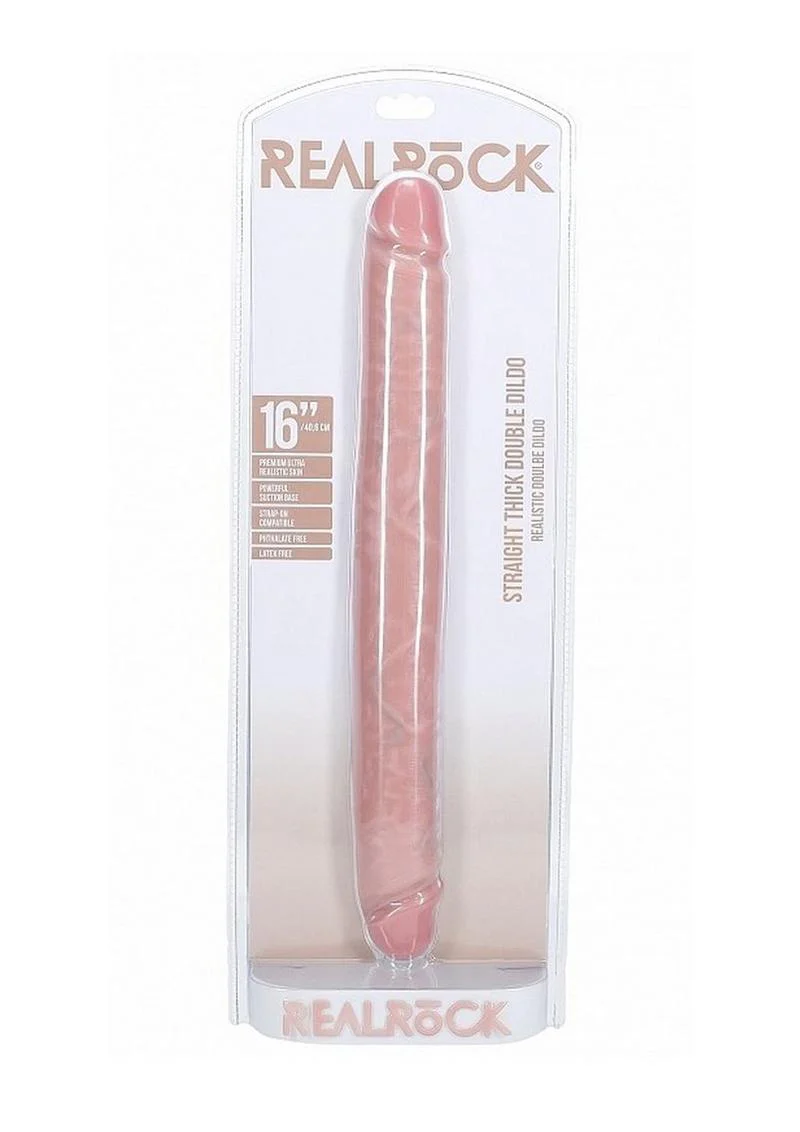 Realrock Realistic Skin Thick Double Ended Dong - Image 5