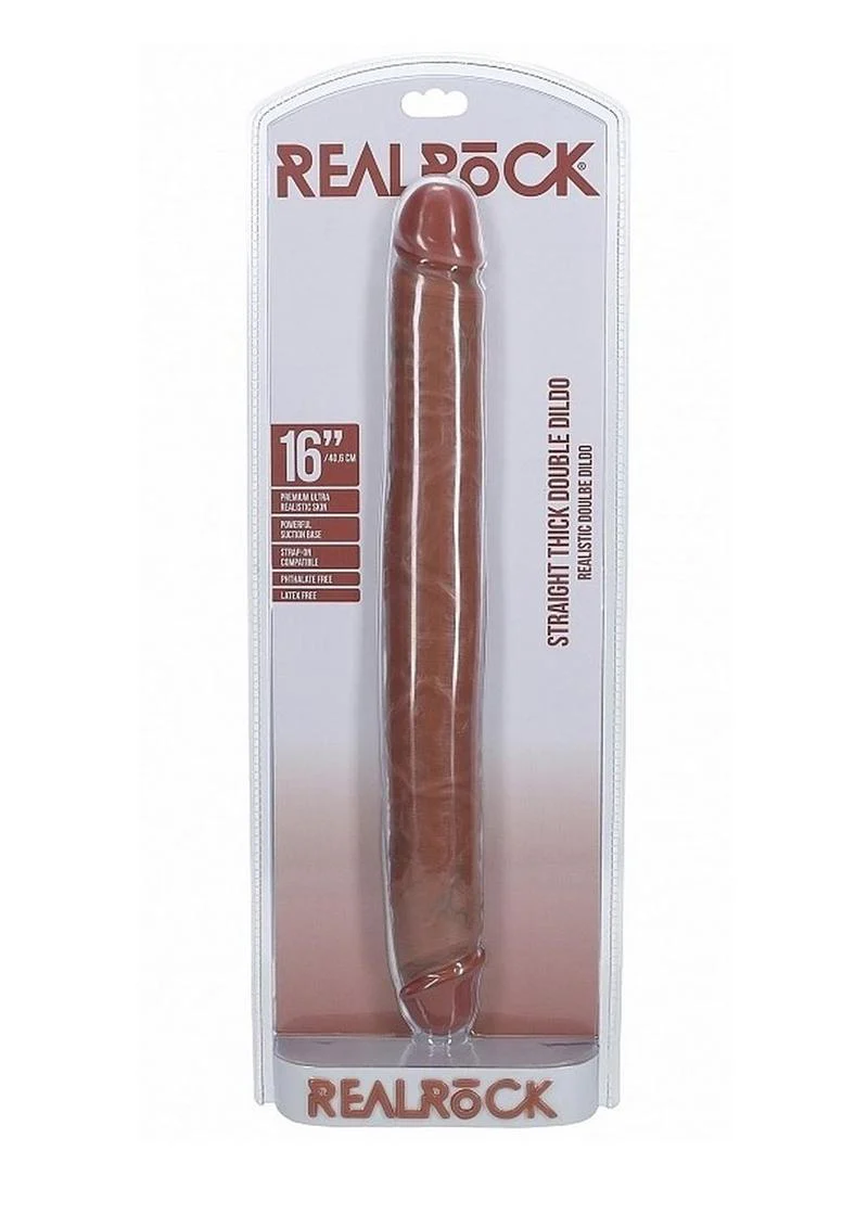 Realrock Realistic Skin Thick Double Ended Dong - Image 8