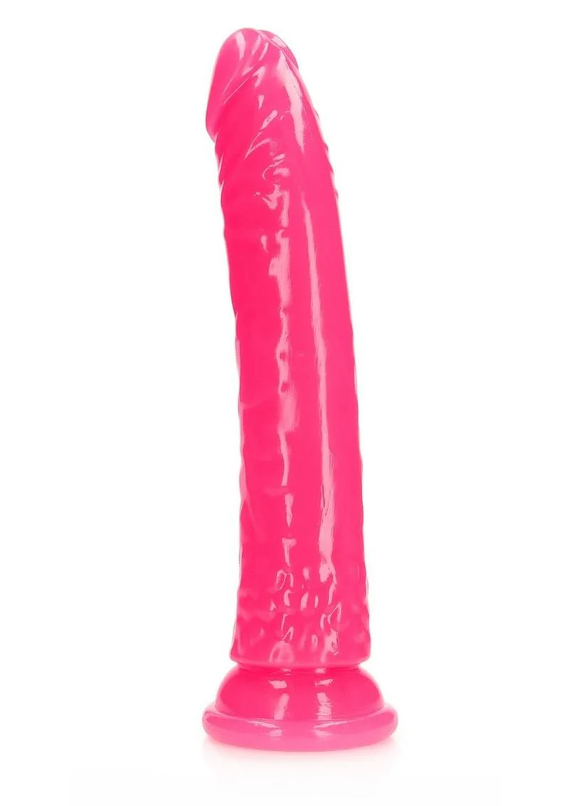 Realrock Slim Glow In The Dark Dildo with Suction Cup - Image 2
