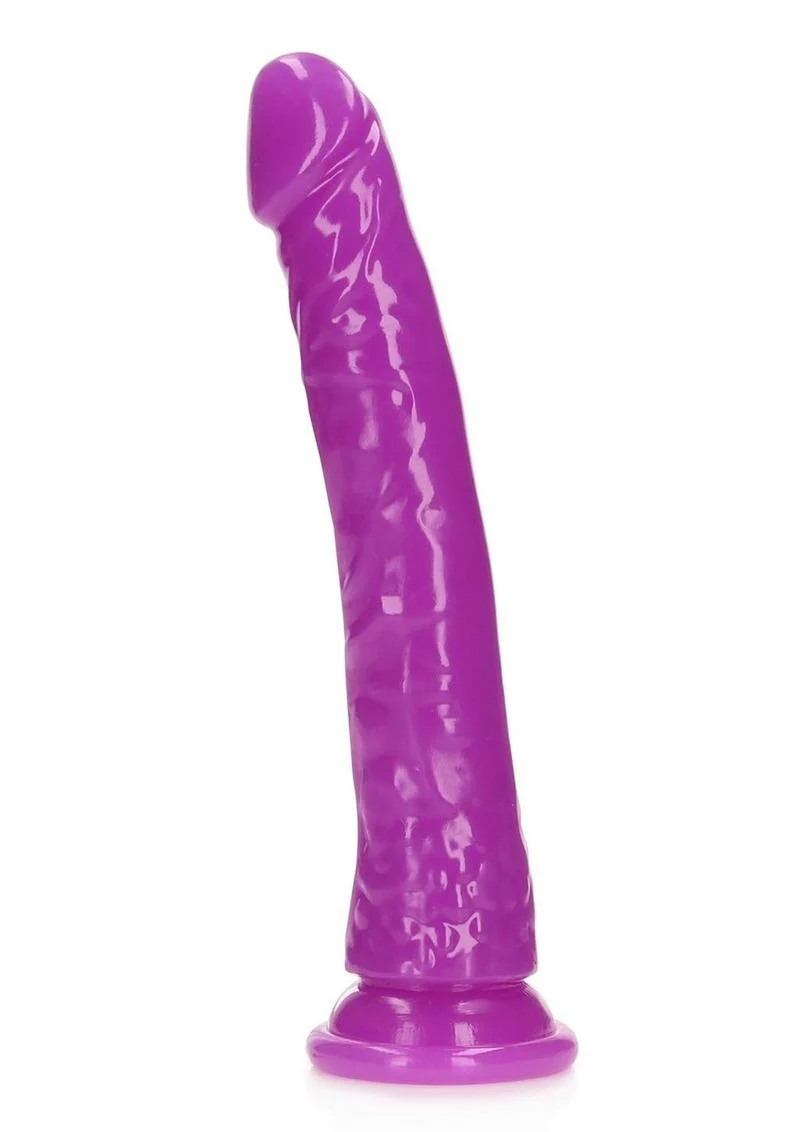 Realrock Slim Glow In The Dark Dildo with Suction Cup - Image 3