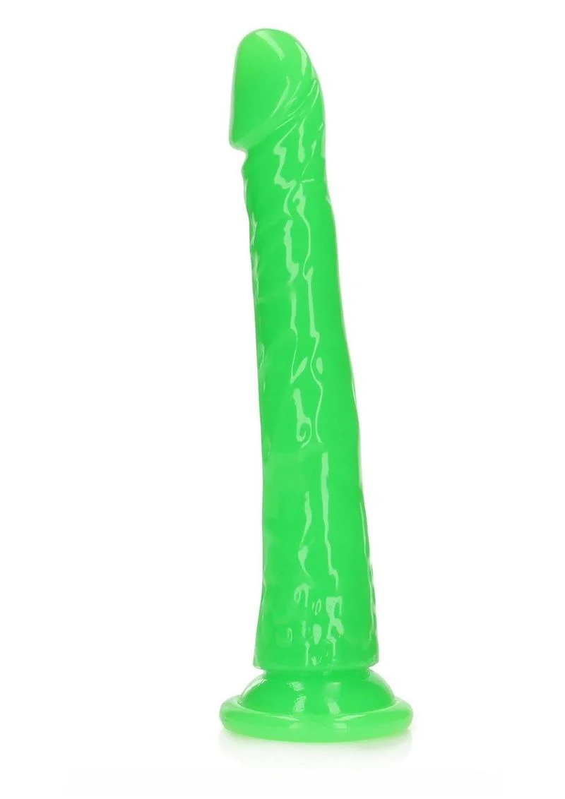 Realrock Slim Glow In The Dark Dildo with Suction Cup - Image 4