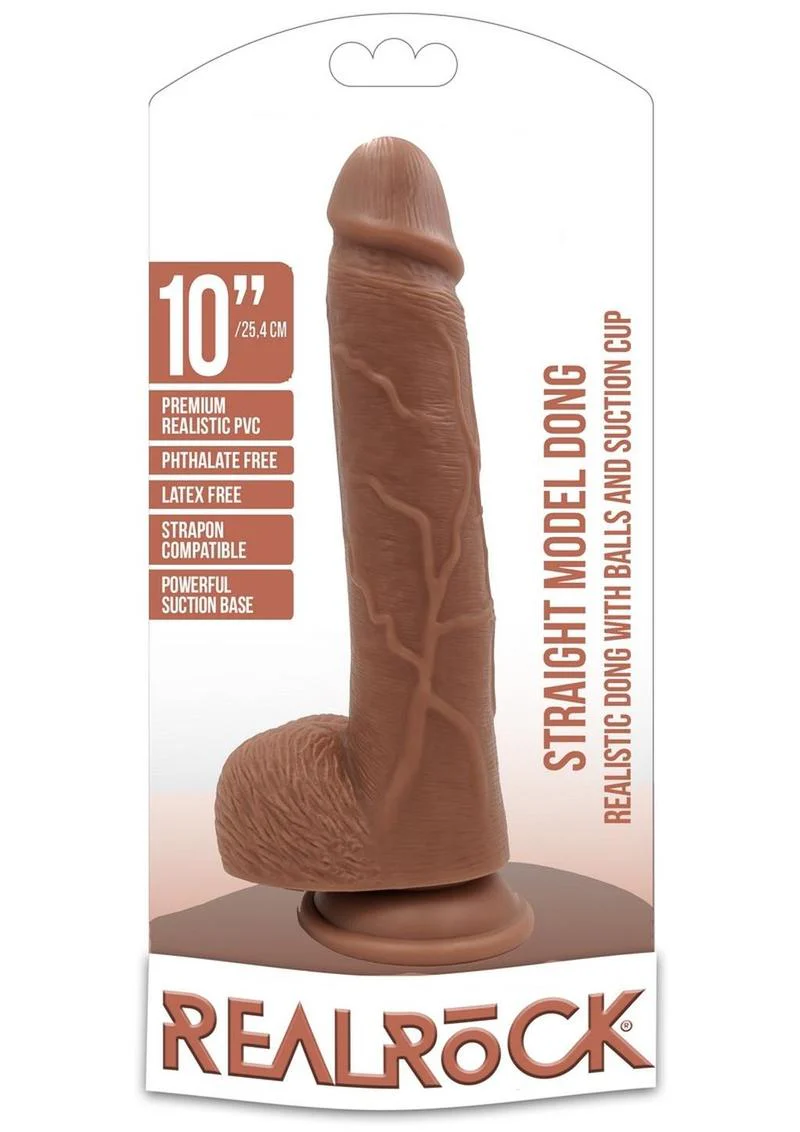Realrock Straight Realistic Dildo with Balls and Suction Cup - Image 10