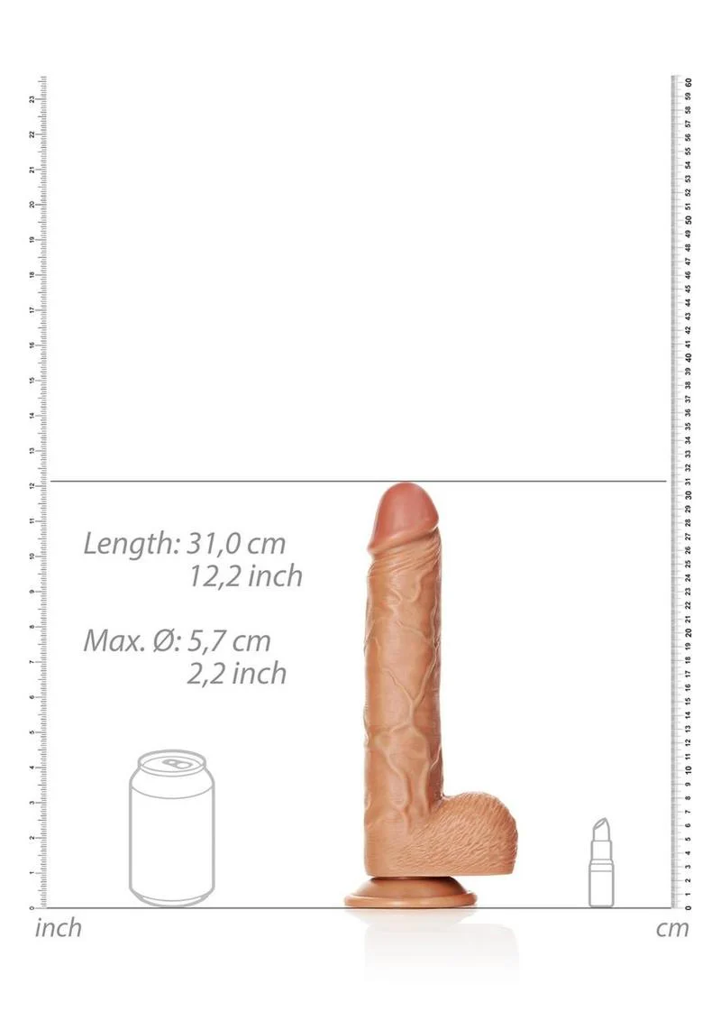 Realrock Straight Realistic Dildo with Balls and Suction Cup - Image 18