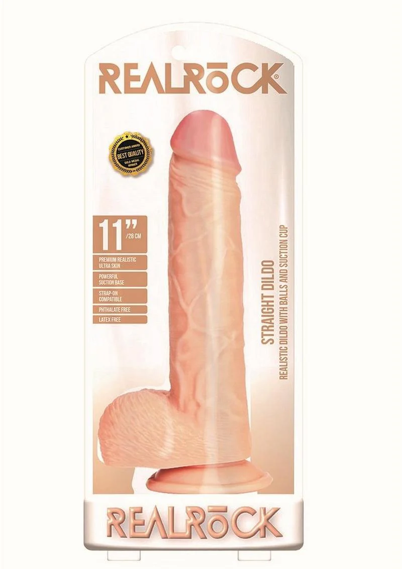 Realrock Straight Realistic Dildo with Balls and Suction Cup - Image 19