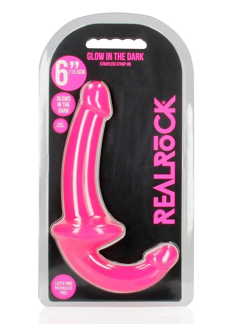 Realrock Strapless Strap-On Glow In The Dark Dildo - Image 7