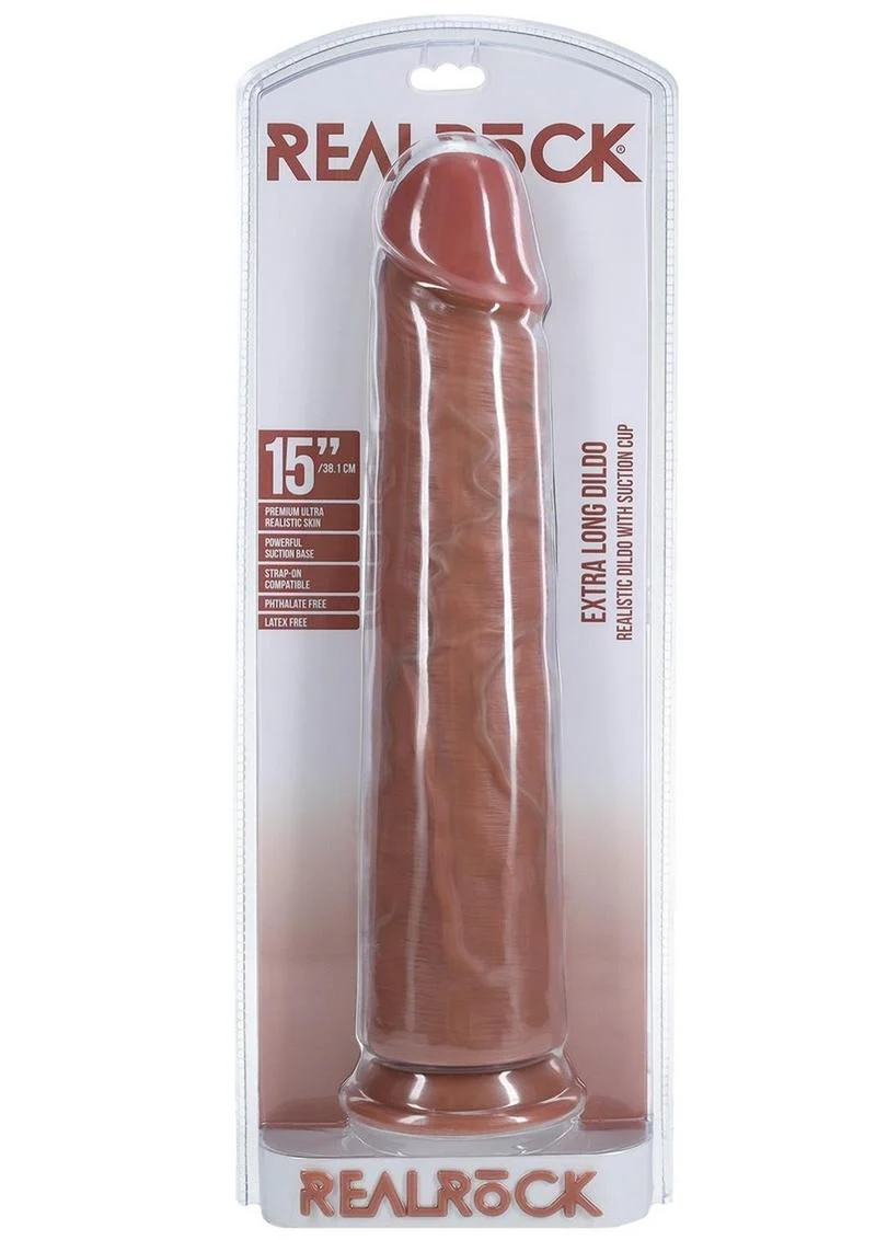 Realrock Ultra Realistic Skin Extra Large Straight Dildo with Suction Cup - Image 13