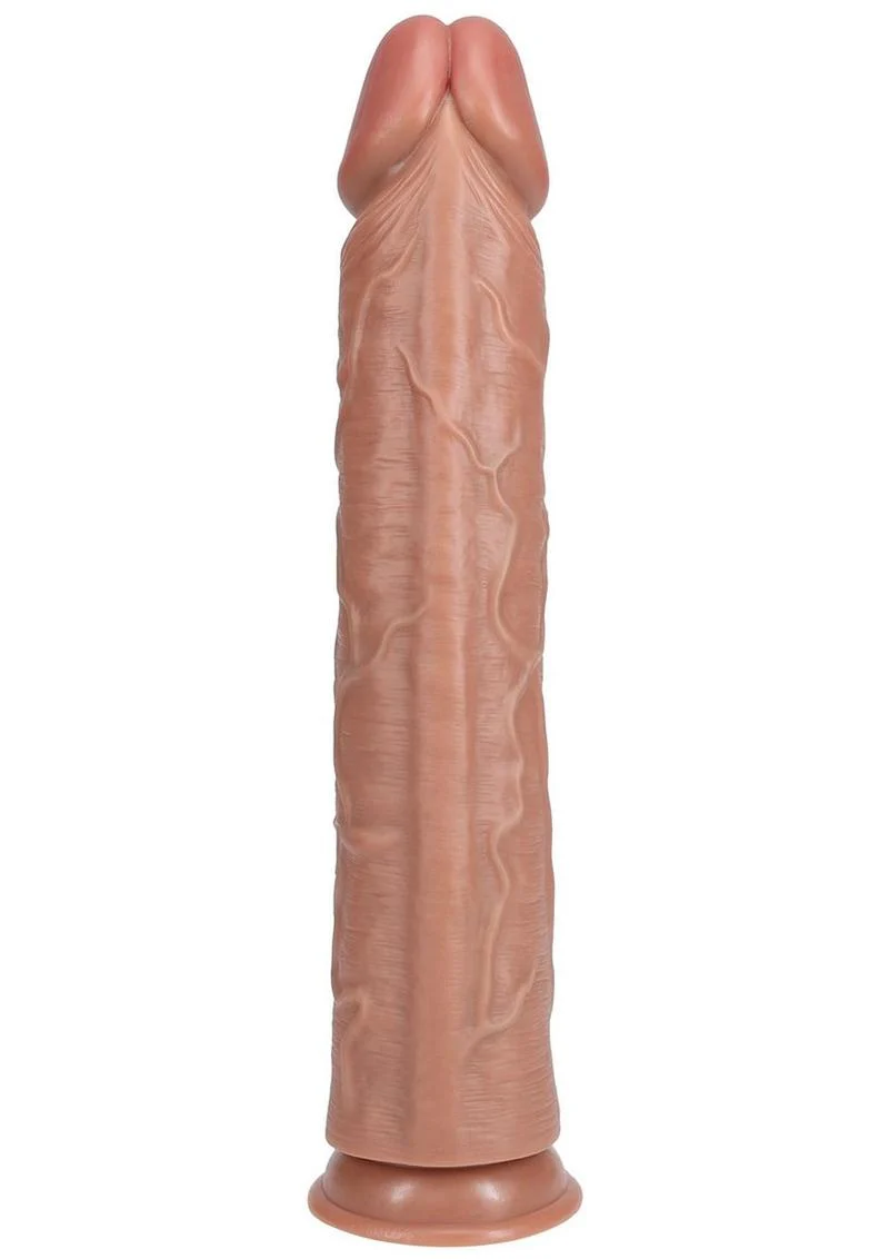 Realrock Ultra Realistic Skin Extra Large Straight Dildo with Suction Cup - Image 3