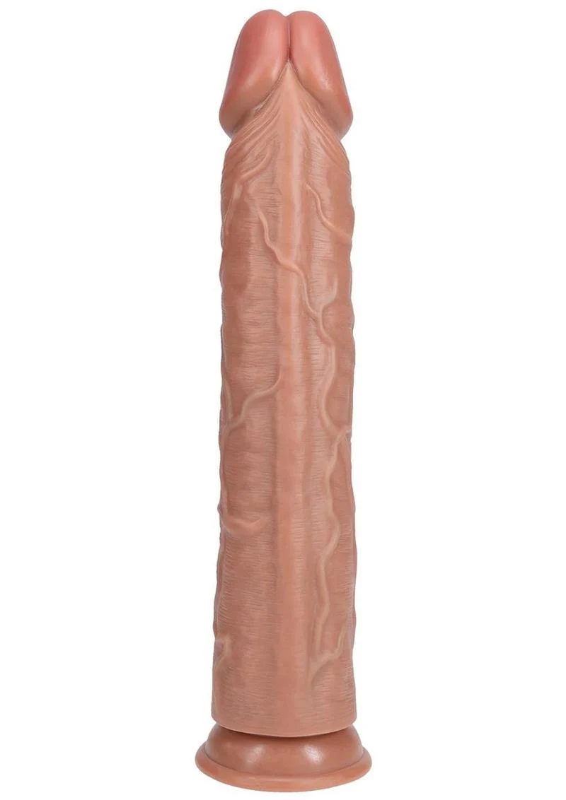 Realrock Ultra Realistic Skin Extra Large Straight Dildo with Suction Cup - Image 6