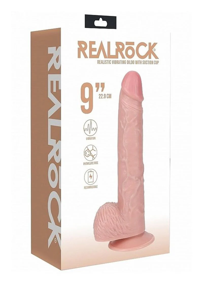 Realrock Vibrating Cock with Balls Regular Straight - Image 5