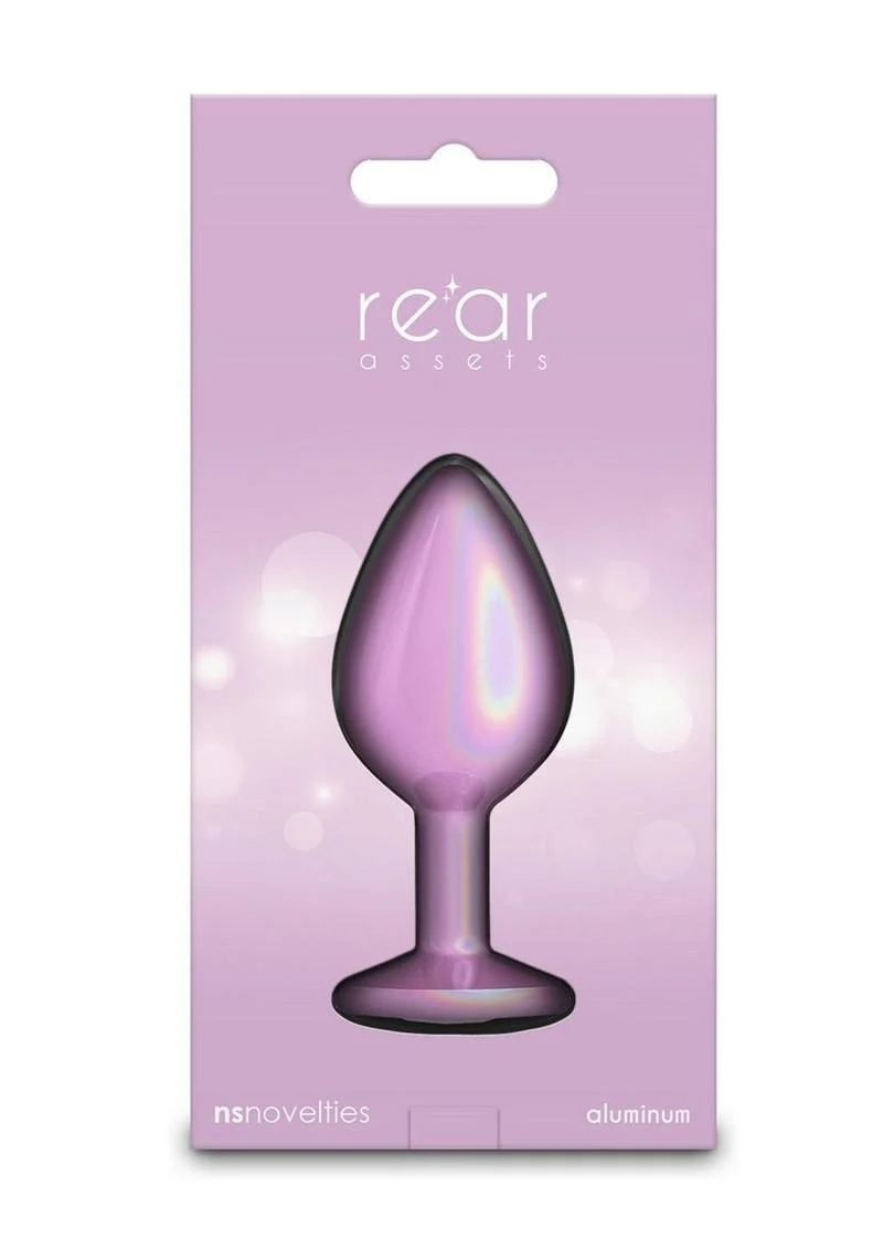 Rear Assets Anal Plug - Medium - Iridescent - Image 4