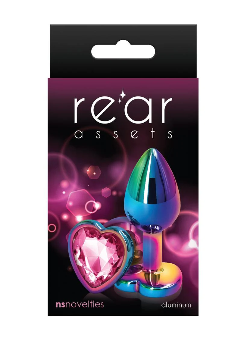 Rear Assets Multicolor Heart Anal Plug - Image 11