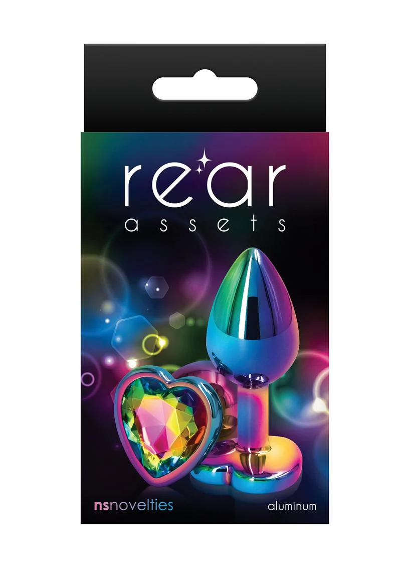 Rear Assets Multicolor Heart Anal Plug - Image 12