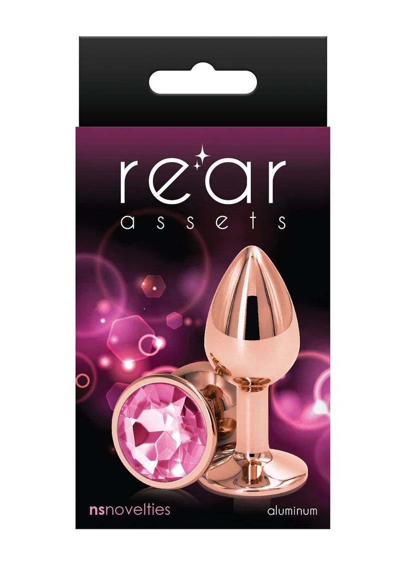 Rear Assets Rose Gold Anal Plug - Image 11