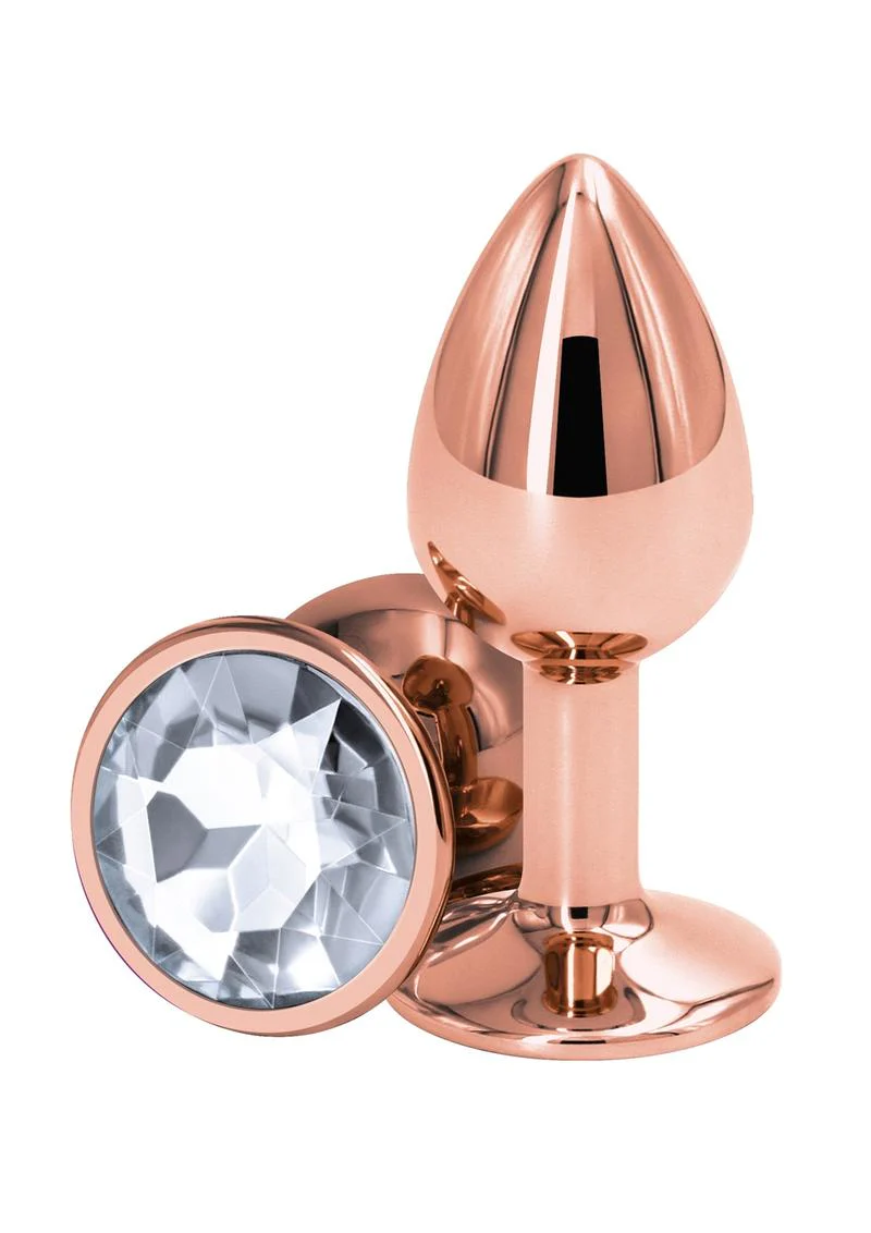 Rear Assets Rose Gold Anal Plug - Image 4