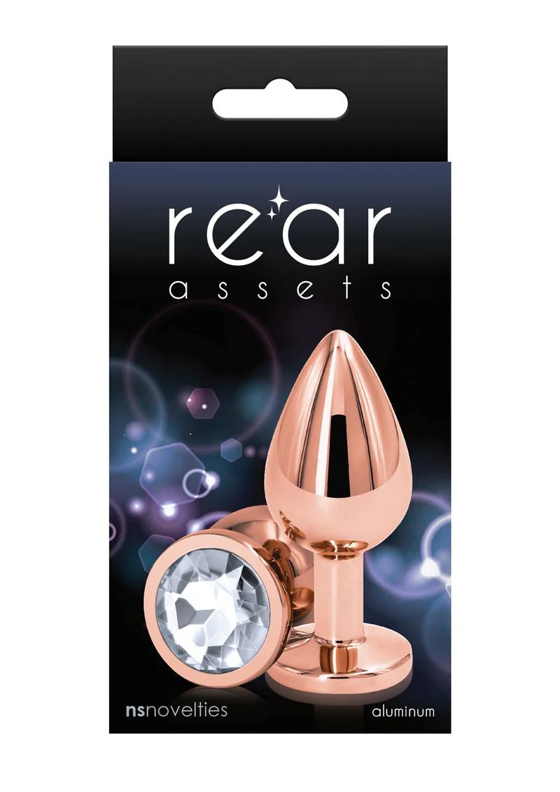 Rear Assets Rose Gold Anal Plug - Image 8