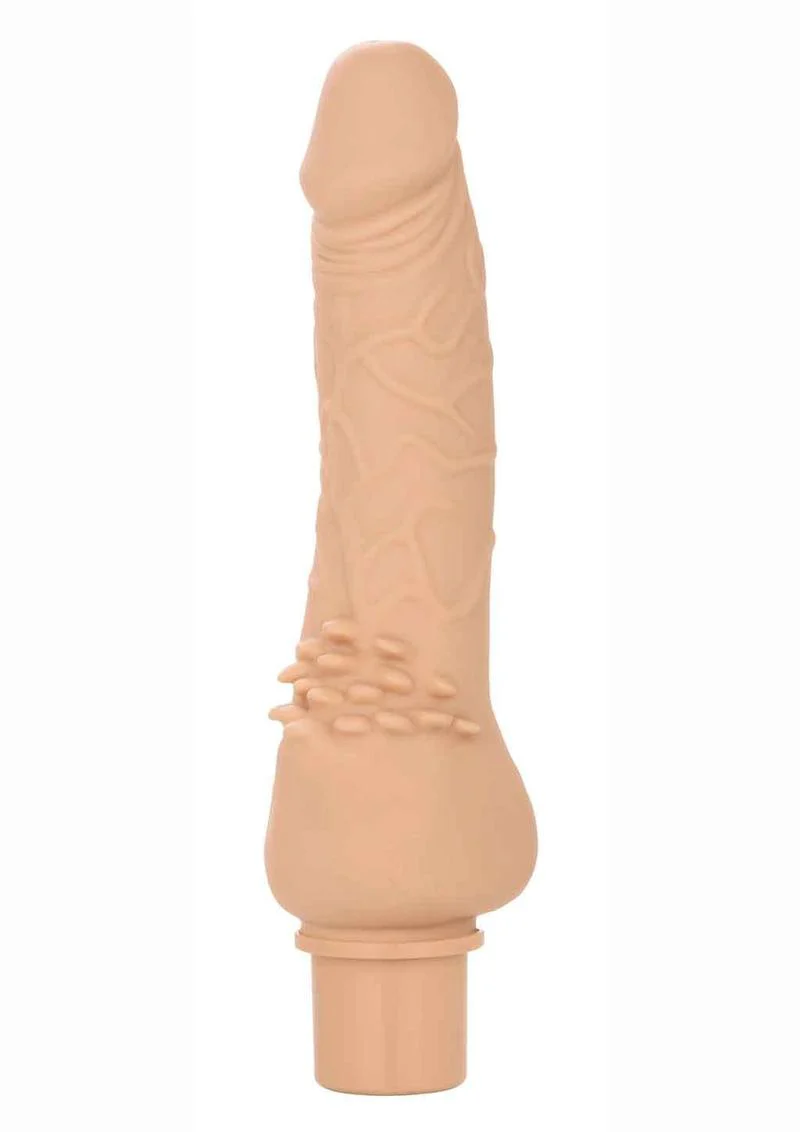 Rechargeable Power Stud Cliterrific Silicone Vibrating Dong - Image 2