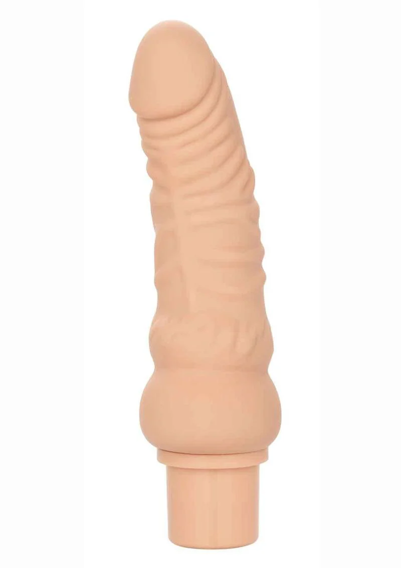 Rechargeable Power Stud Curvy Silicone Vibrating Dong - Image 3