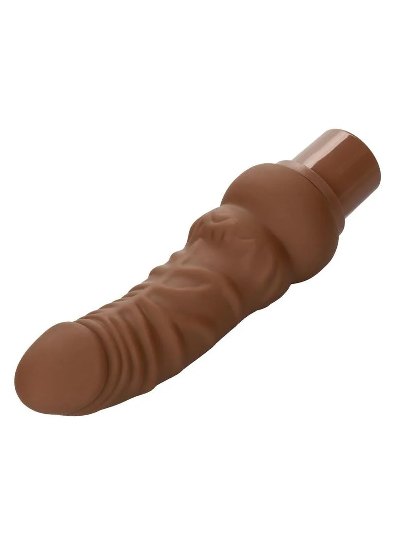 Rechargeable Power Stud Curvy Silicone Vibrating Dong - Image 5