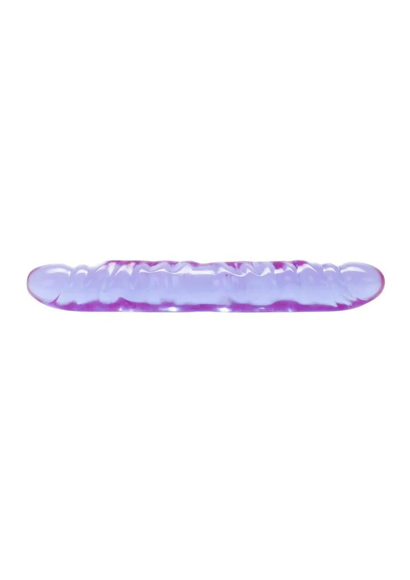 Reflective Gel Veined Double Dildo - Image 4
