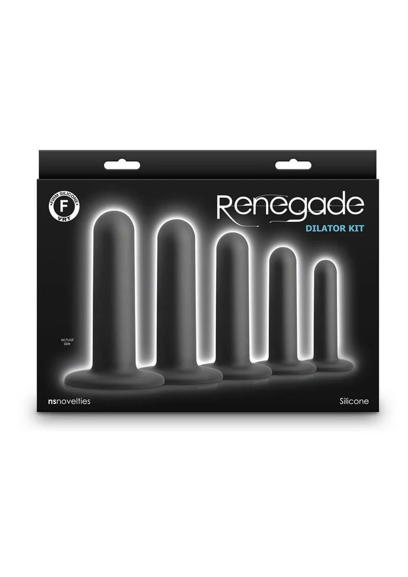 Renegade Dilator Kit Silicone Anal Plugs with Suction Cups - Image 2