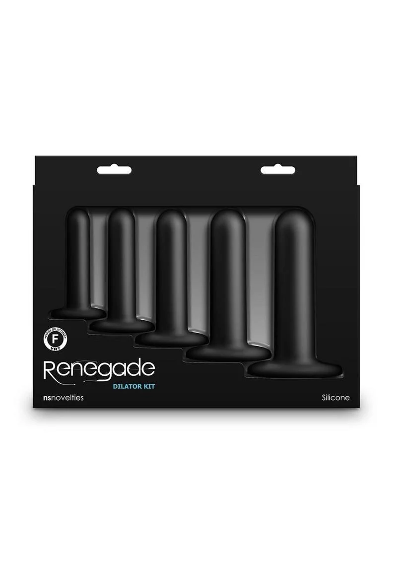 Renegade Dilator Kit Silicone Anal Plugs with Suction Cups - Image 4