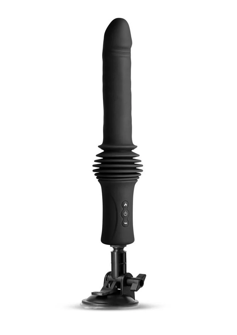 Renegade Super Stroker Rechargeable Silicone Thrusting Vibrator with Suction Cup - Image 3