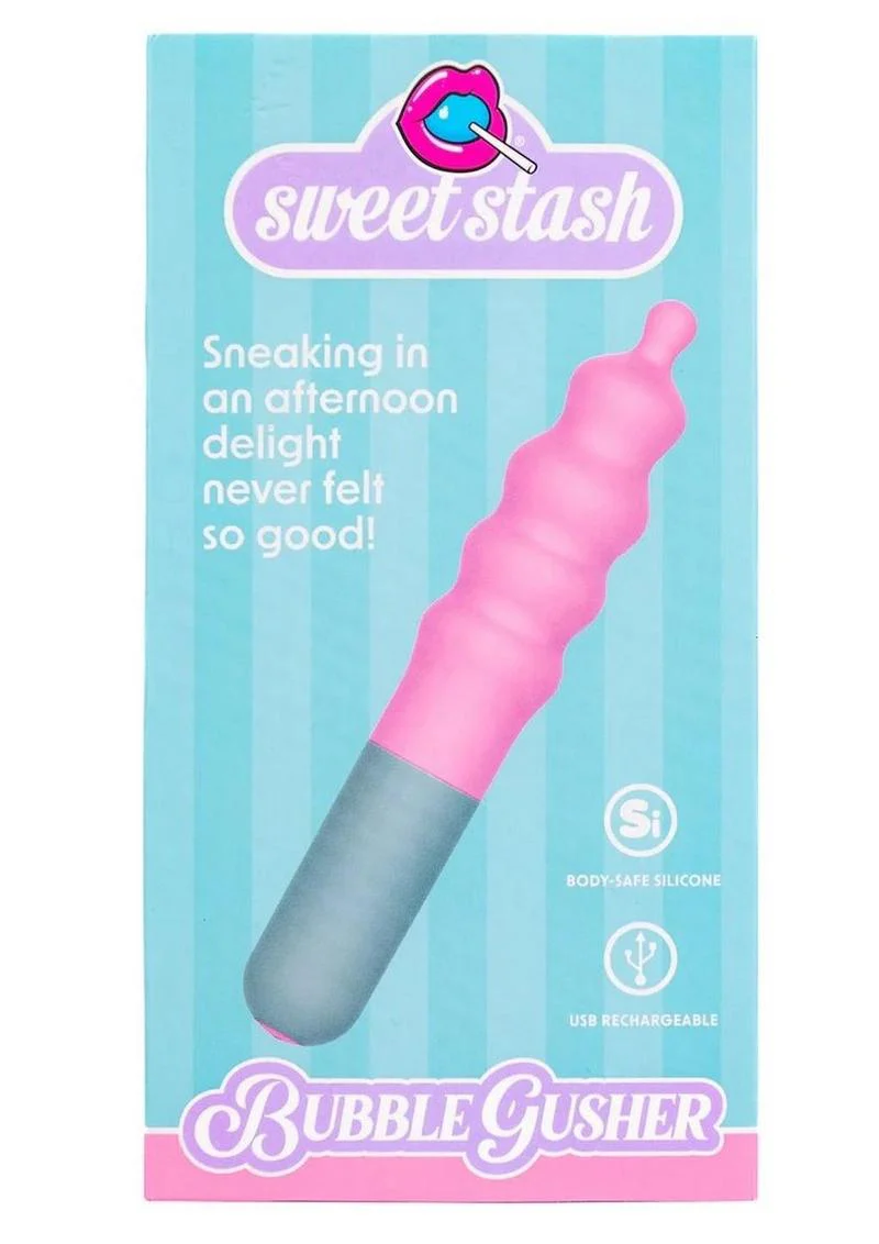 Rock Candy Bubble Gusher Rechargeable Silicone Clitoral Vibrator - Image 2