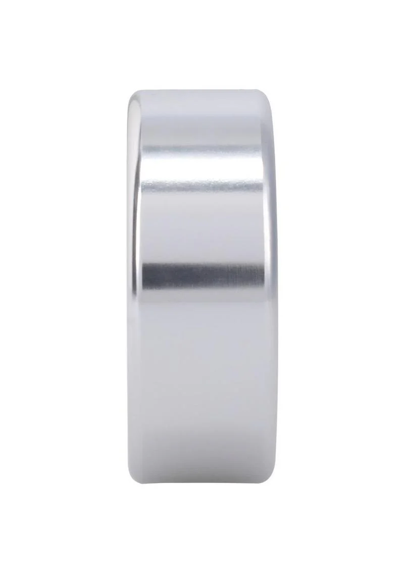 Rock Solid Brushed Alloy Aluminum Cock Ring - Image 6