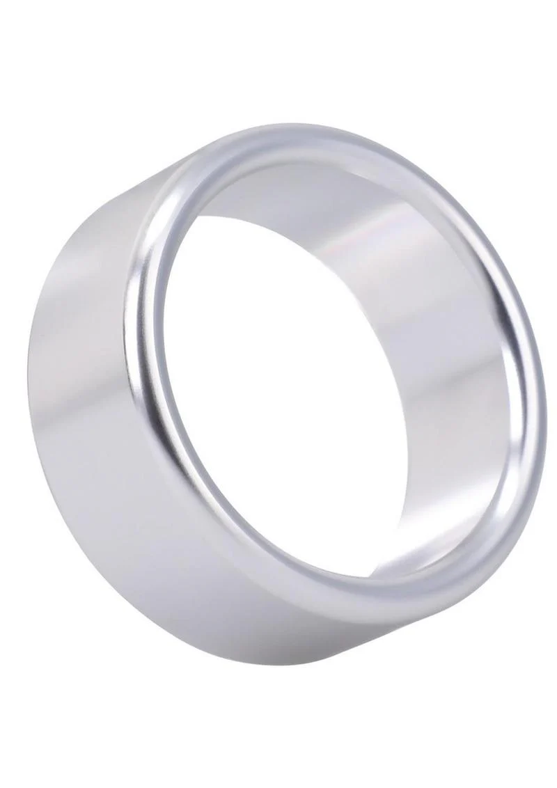 Rock Solid Brushed Alloy Aluminum Cock Ring - Image 8