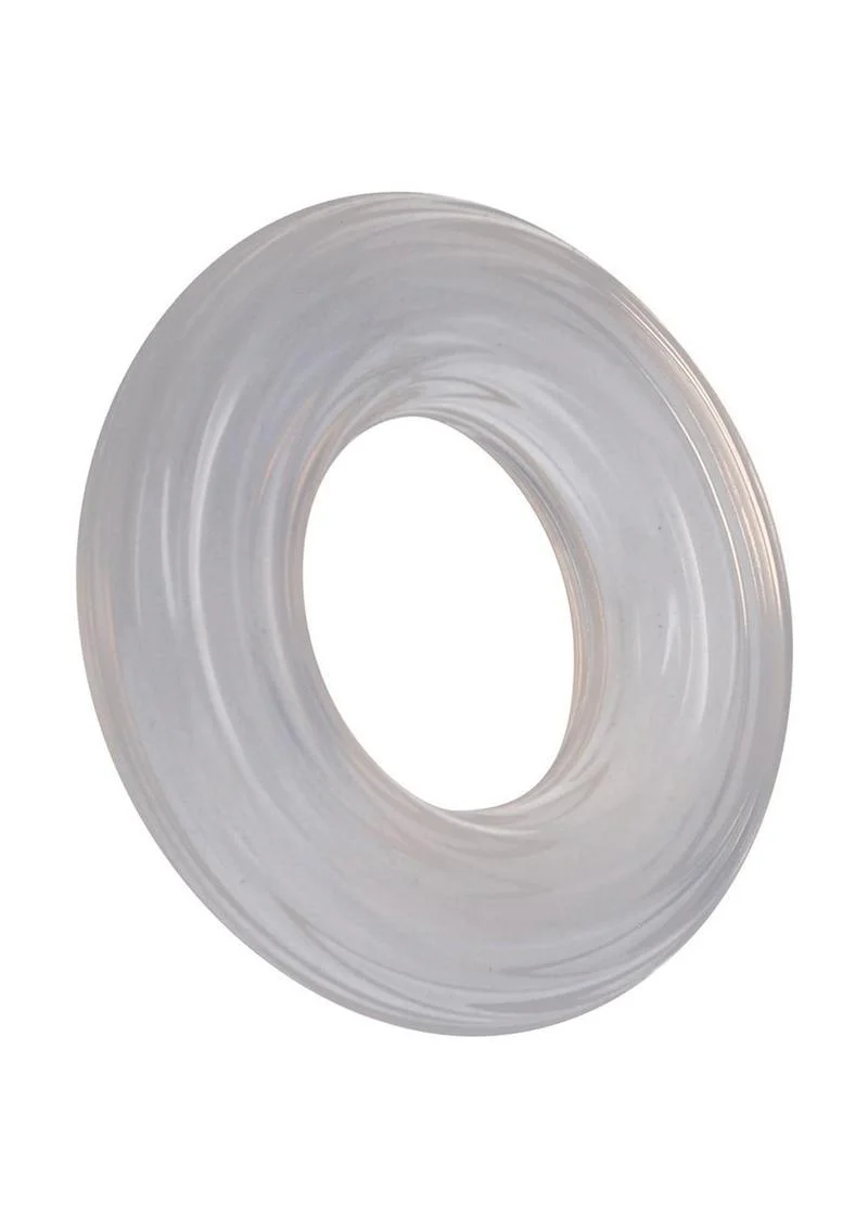 Rock Solid Ribbed Donut Silicone Cock Ring - Image 7