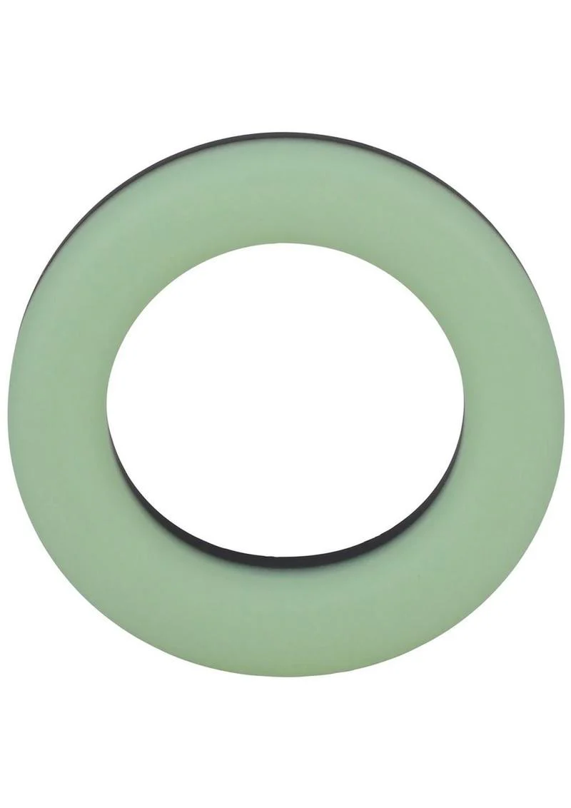 Rock Solid The Big O Glow In The Dark Silicone Cock Ring - Image 4