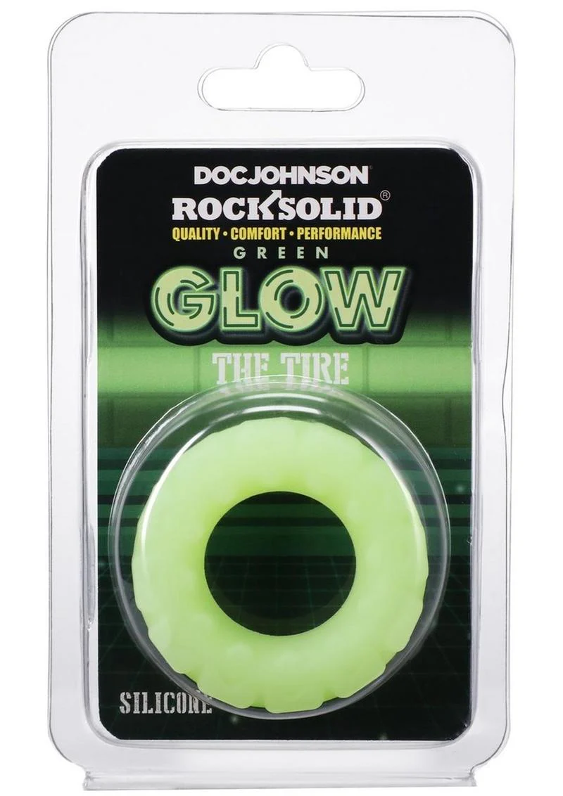 Rock Solid The Tire Silicone Glow In The Dark Cock Ring - Image 3