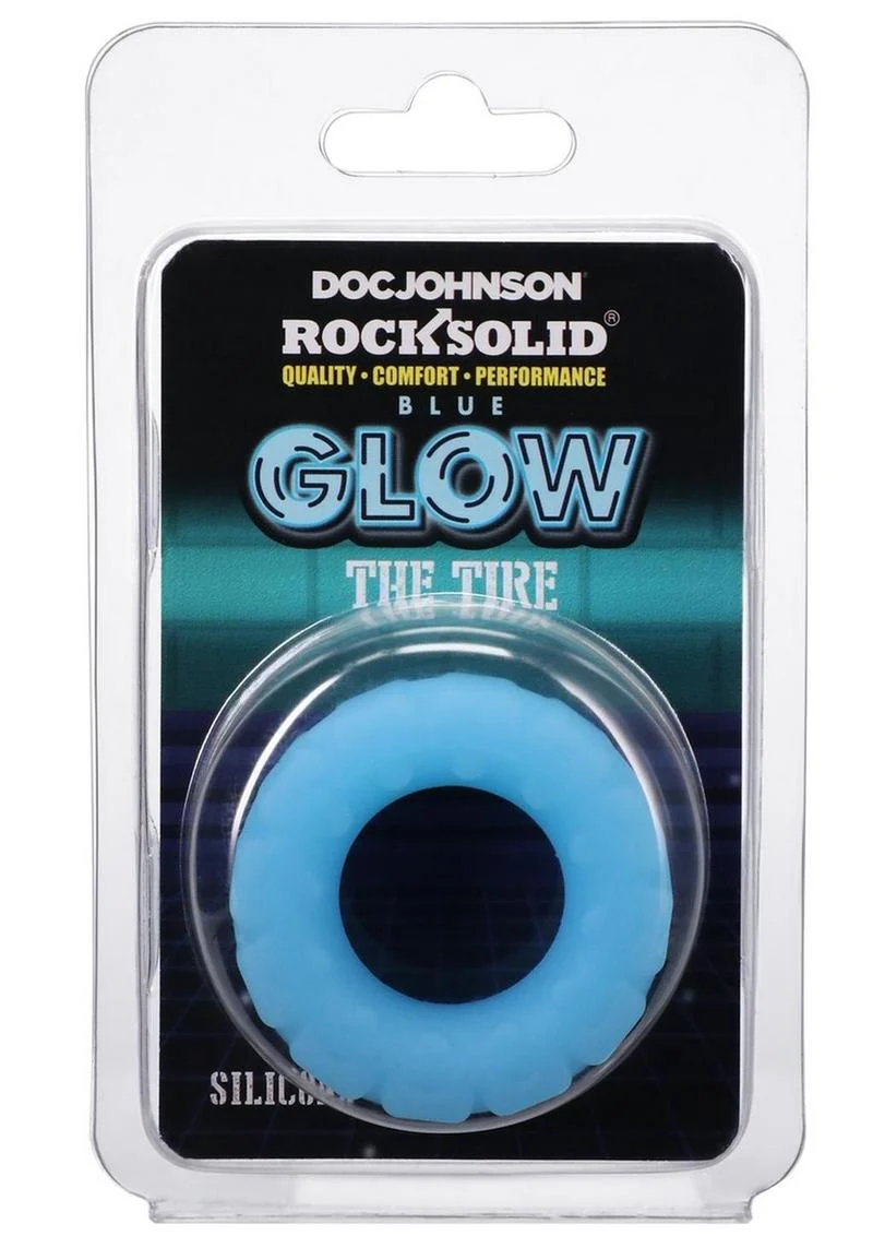 Rock Solid The Tire Silicone Glow In The Dark Cock Ring - Image 6