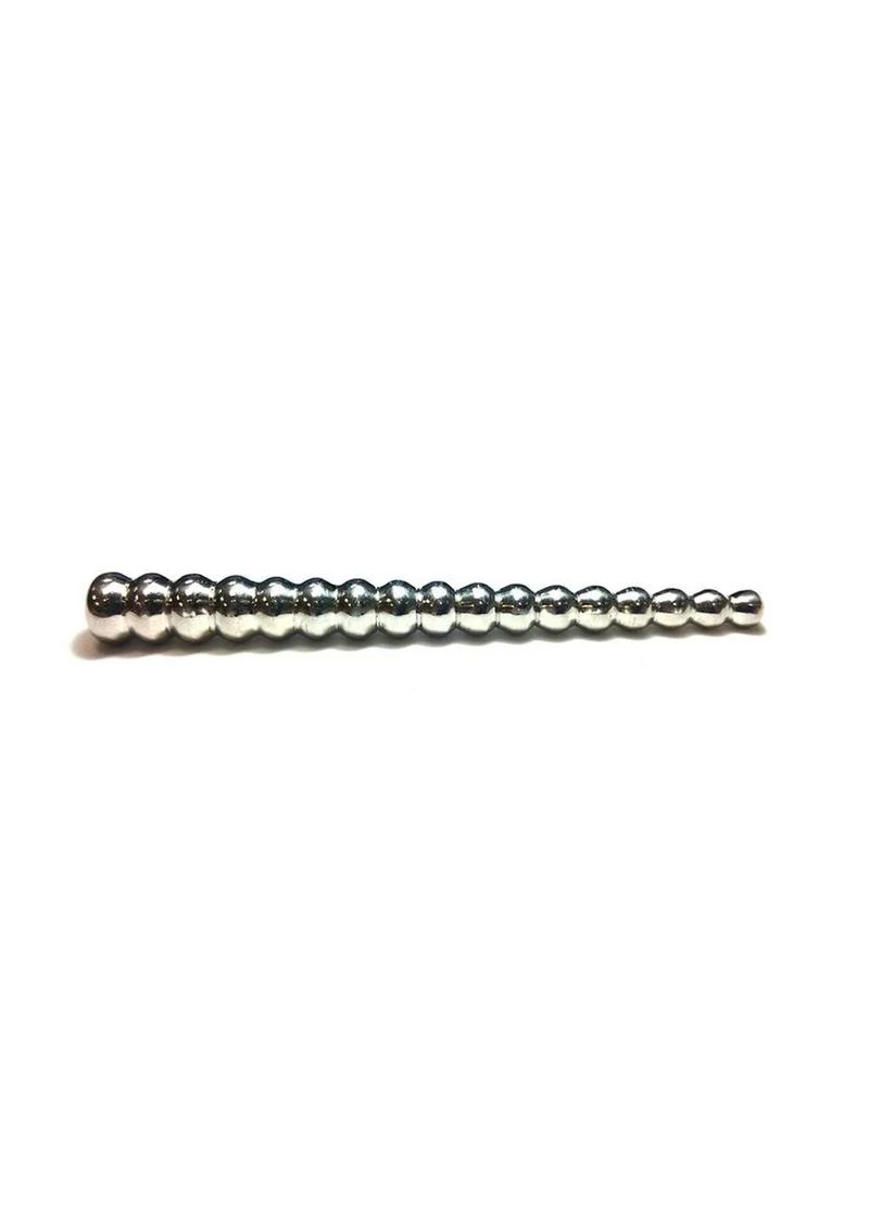 Rouge Beaded Stainless Steel Urethral Sound - Image 2