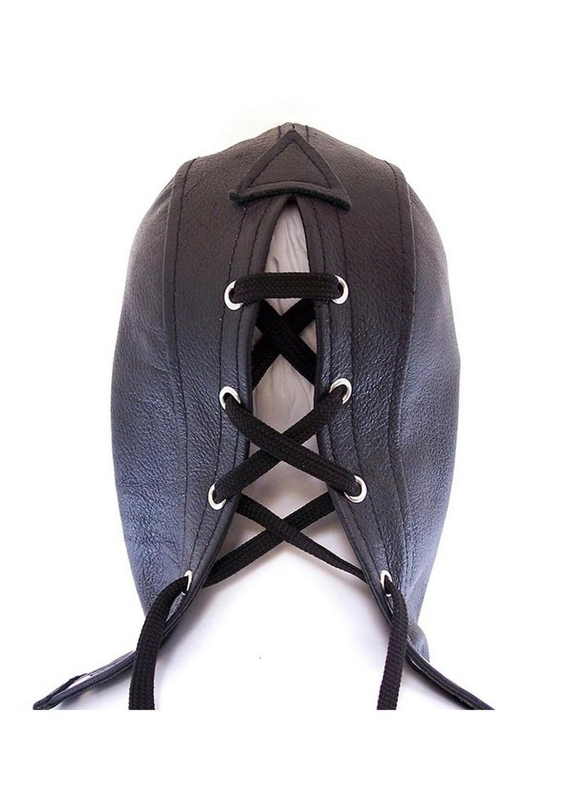 Rouge Leather Zip Mask - Image 2