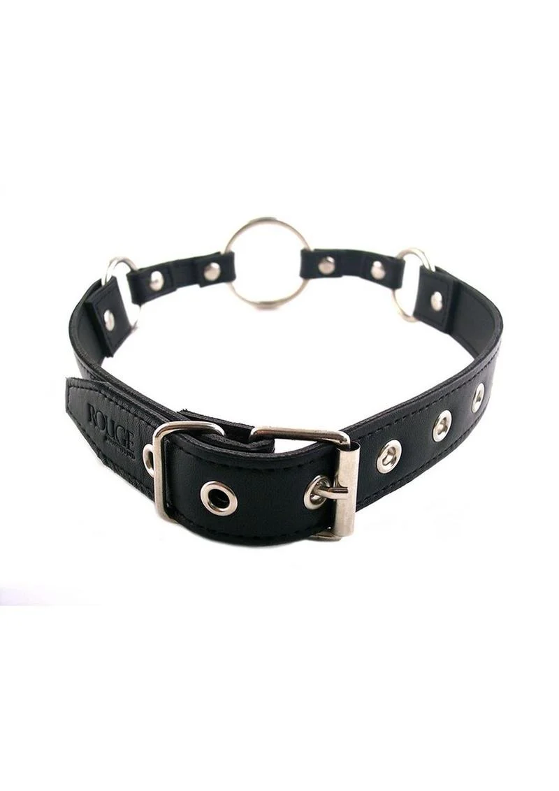 Rouge O Ring Leather Adjustable Mouth Gag - Image 3