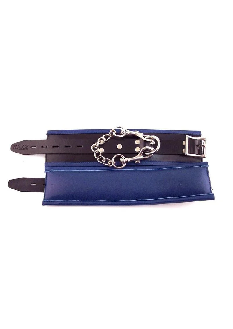 Rouge Padded Leather Wrist Cuffs - Image 2