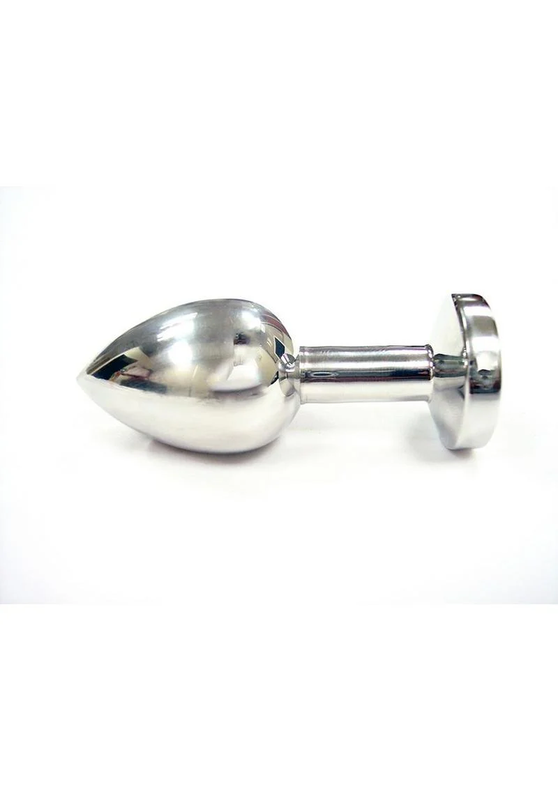 Rouge Smooth Stainless Steel Anal Plug - Image 6
