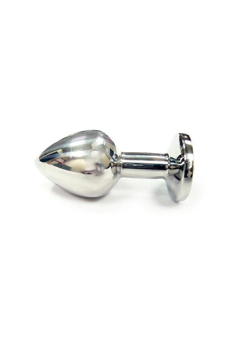 Rouge Smooth Stainless Steel Anal Plug - Image 7