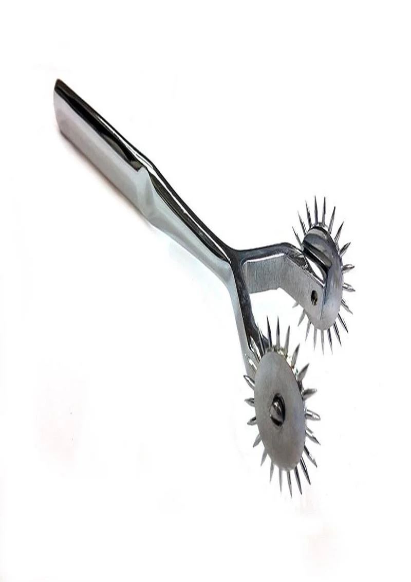 Rouge Two Prong Stainless Steel Pinwheel - Image 3