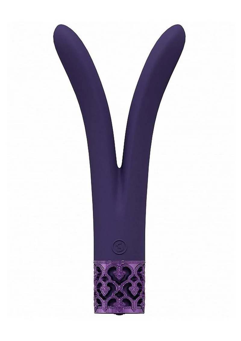Royal Gems Dueling Queens Rechargeable Silicone Vibrator - Image 5